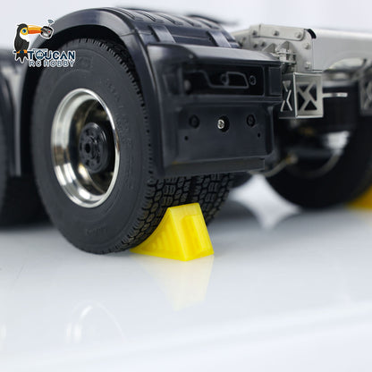 Metall-6x6-Chassis für 770S 1/14 RC-Sattelzugmaschine, 3-Gang-Getriebe, Differentialsperrenachsen, mit Sound- und Lichtsystem