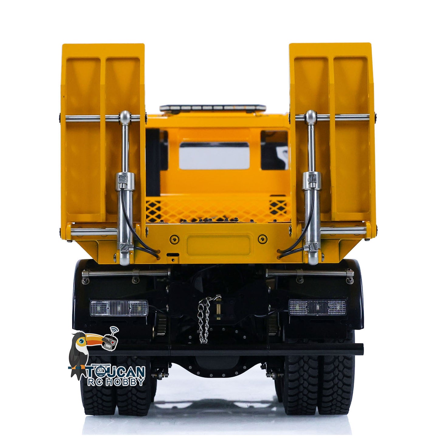 1/14 8X8 RC Hydraulischer Abschleppwagen 2-Gang-Fernbedienung Straßenrettungsfahrzeug CNC-Achsdifferentialsperren Lichtsystem Batterie