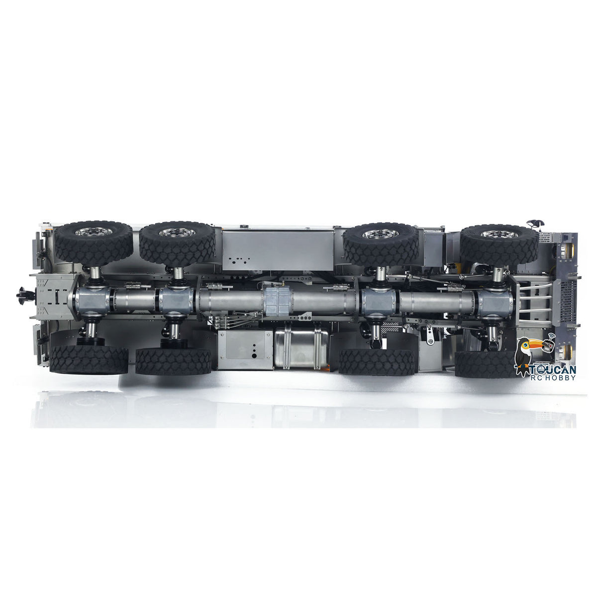 T815 3Speed 1/14 RC Off Road Military Truck Metal Body Remote Control 8*8 Transport Vehicle Flysky ST8 Radio Light Sound