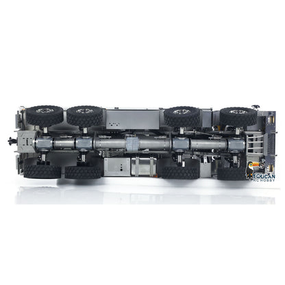 T815 3Speed 1/14 RC Off Road Military Truck Metal Body Remote Control 8*8 Transport Vehicle Flysky ST8 Radio Light Sound