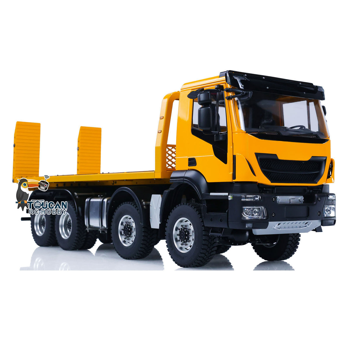 1/14 8X8 RC Hydraulischer Abschleppwagen 2-Gang-Fernbedienung Straßenrettungsfahrzeug CNC-Achsdifferentialsperren Lichtsystem Batterie