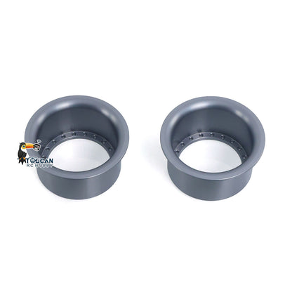 TOUCAN RC HOBBY JDM 198S Metal Front/Rear Axle/Wheel Hub Accessories for 1/14 RC Hydraulic Loader DIY Modified Vehicle Scale Model