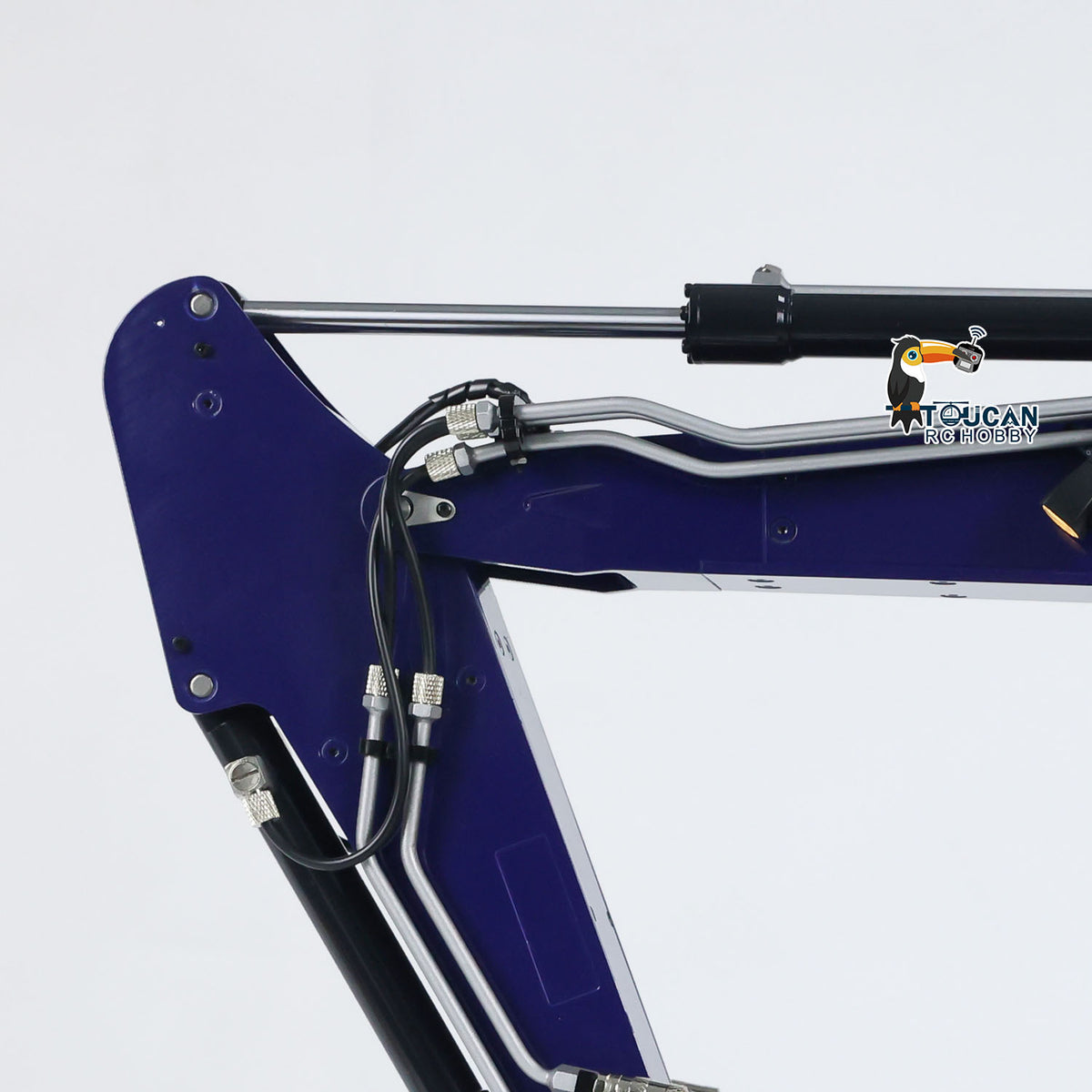 TOUCAN RC HOBBY MTM 946-3 Metal 1/14 RC Hydraulic Excavator Remote Control Digger 8-ways Reserving Valves for Model Enthusiasts