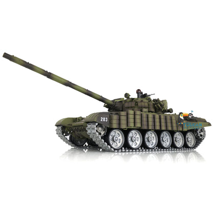 1/16 Maßgeschneiderter Heng Long TK7.0 Ferngesteuerter, fahrbereiter BB IR T72 Panzer 3939 Metallketten Räder FPV Rauch Sound