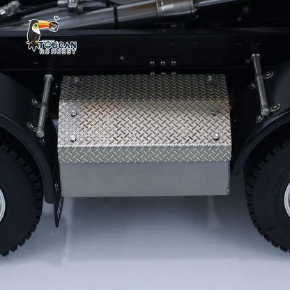 1/14 8x8 RC Hydraulische Ausrüstung Fernbedienung Rettungsfahrzeuge Abschleppwagen Geräusche Lichter Zusammengebaut Bemalt Hobby Modell DIY 