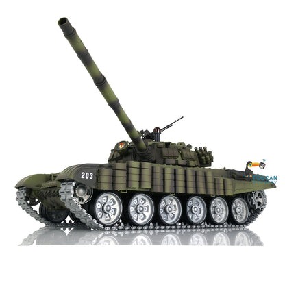 Henglong 1/16 TK7.0 Russian T72 RTR RC Tank 3939 with BB IR 360 Degrees Turret Smoke Metal Tracks Gearbox Sprockets Idlers Road Wheels