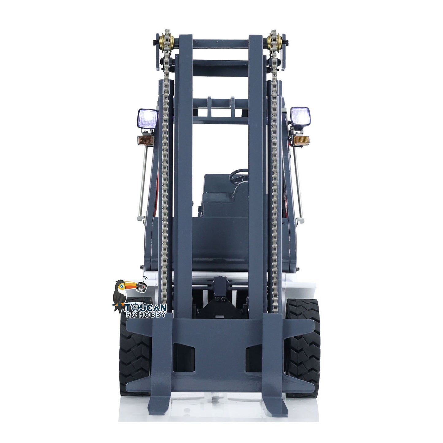 1/14 Skala RC Hydraulische Gabelstapler Metall Rädern Transfer Fahrzeug RTR Folk Lift Truck Licht Sound