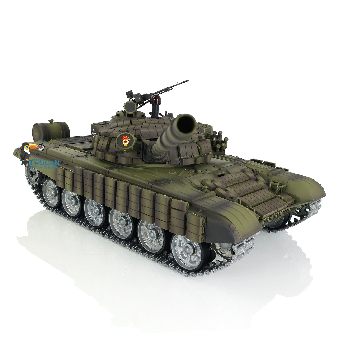 1/16 Maßgeschneiderter Heng Long TK7.0 Ferngesteuerter, fahrbereiter BB IR T72 Panzer 3939 Metallketten Räder FPV Rauch Sound