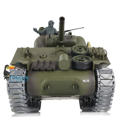 Henglong 1/16 Profession TK7.0 USA M4A3 Sherman 3898 RTR RC Tank BB IR Smoke 360 Degrees Turret Metal Tracks Sprockets Idlers Road Wheels