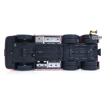 TOUCAN RC HOBBY HUINA RTR 1/24 Remote Control Tractor Truck 770S W/ Light Sound System Manual Support Legs Tail Board 3Axle Semi Flatbed Trailer