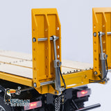 1/14 8x8 RC Hydraulic Equipment Remote Control Rescue Vehicles Wrecker Truck Sounds Lights Assembled Painted Hobby Model DIY