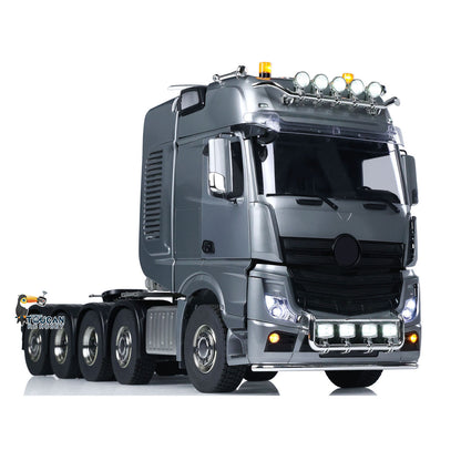 1/14 Ferngesteuerter Sattelschlepper 3363 LKW 10x10 Metallchassis Betriebsbereiter LKW Emuliertes Modell Lichter Geräusche 3-Gang-Getriebe