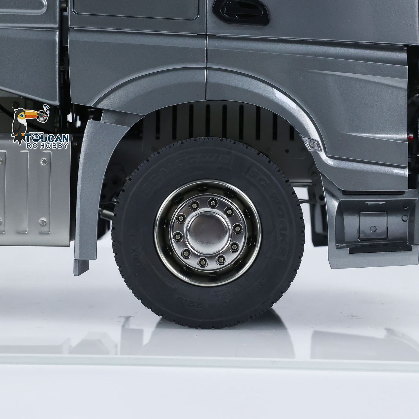 1/14 Ferngesteuerter Sattelschlepper 3363 LKW 10x10 Metallchassis Betriebsbereiter LKW Emuliertes Modell Lichter Geräusche 3-Gang-Getriebe