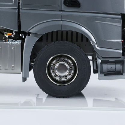 1/14 Ferngesteuerter Sattelschlepper 3363 LKW 10x10 Metallchassis Betriebsbereiter LKW Emuliertes Modell Lichter Geräusche 3-Gang-Getriebe