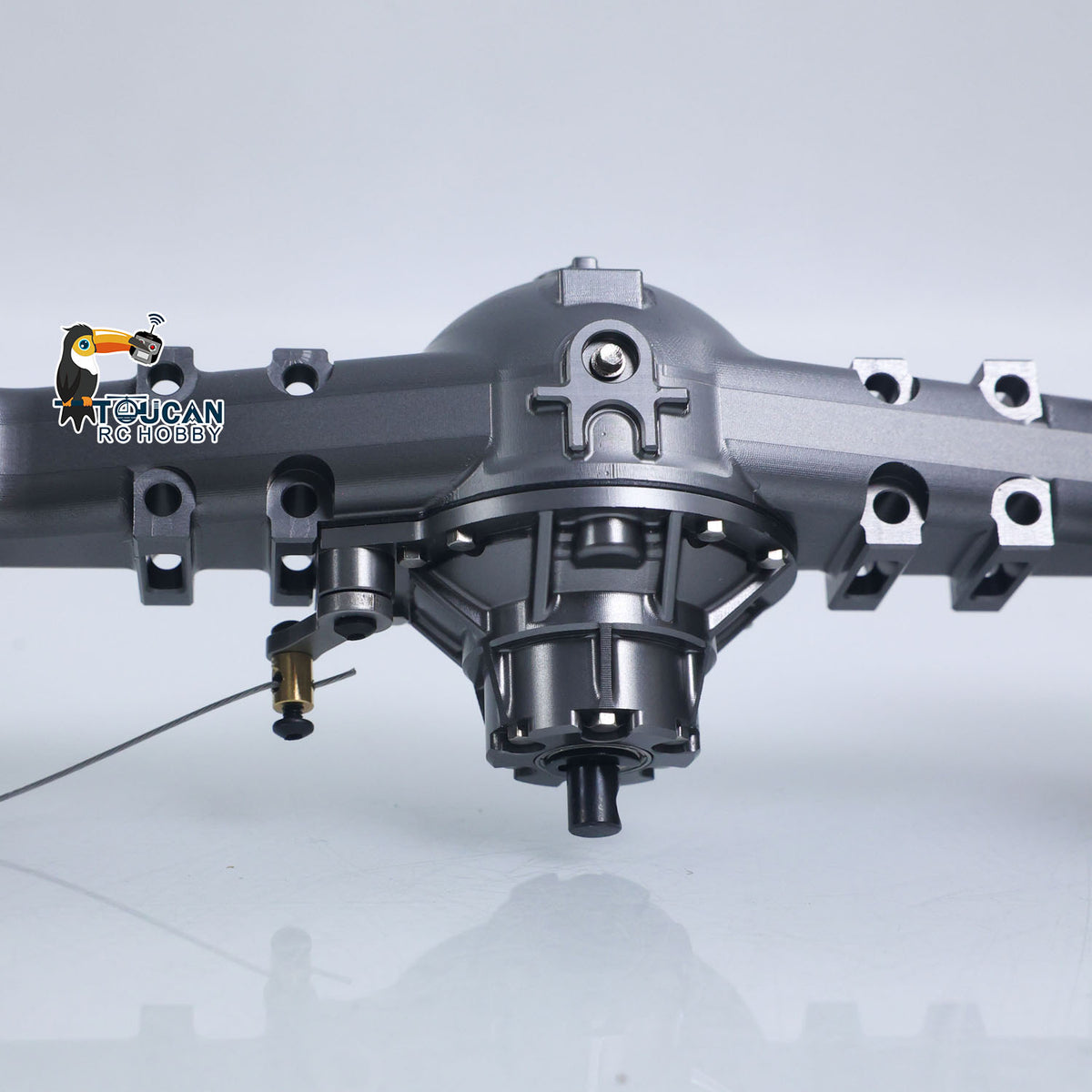 TOUCAN RC HOBBY JDM 198S Metal Front/Rear Axle/Wheel Hub Accessories for 1/14 RC Hydraulic Loader DIY Modified Vehicle Scale Model