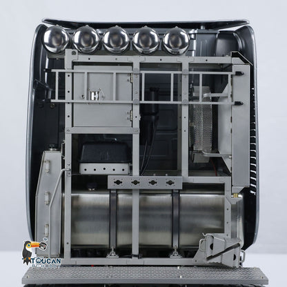 1/14 Ferngesteuerter Sattelschlepper 3363 LKW 10x10 Metallchassis Betriebsbereiter LKW Emuliertes Modell Lichter Geräusche 3-Gang-Getriebe