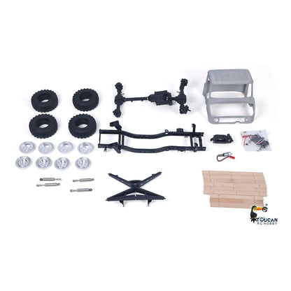 TOUCAN RC HOBBY LESU UM406 4X4 1/10 Metal RC Off-Road Vehicles Z001 KIT 2 Speed Transmission Winch DIY Parts for Model Enthusiast