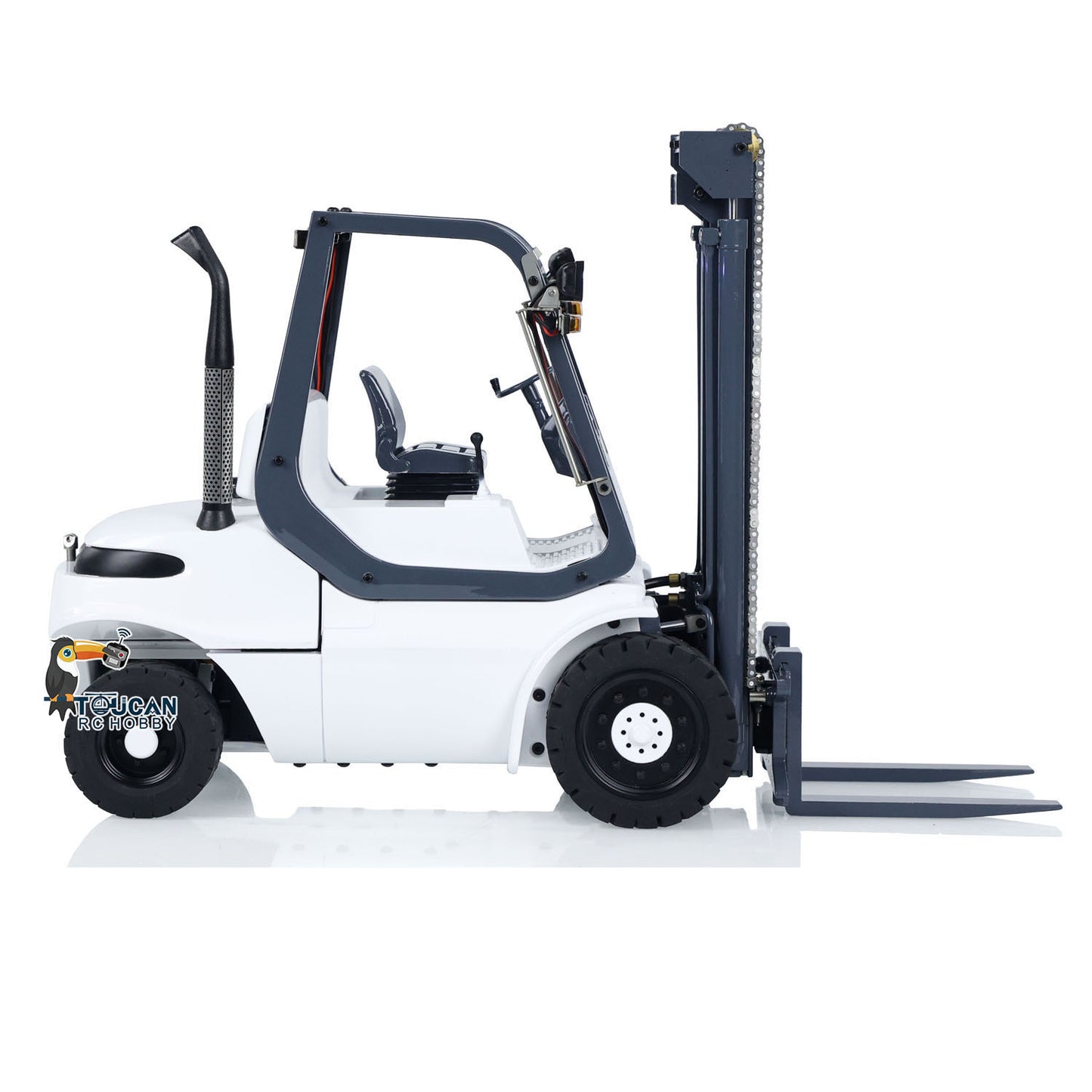 1/14 Skala RC Hydraulische Gabelstapler Metall Rädern Transfer Fahrzeug RTR Folk Lift Truck Licht Sound