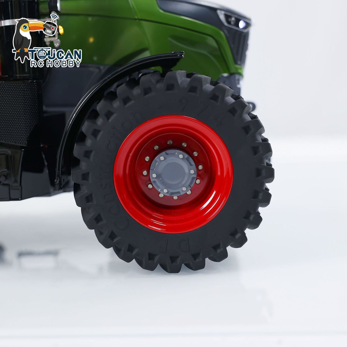 TOUCAN RC HOBBY LESU 1/16 4X4 1050 RC Tractors Metal Chassis Ready to Run Car Differential Lock Model FrSky ST8 ESC Servo Motor DIY Vehicle