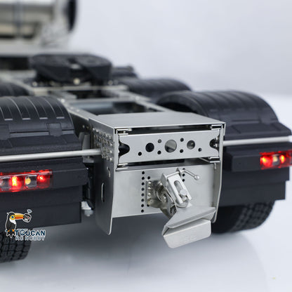 1/14 Ferngesteuerter Sattelschlepper 3363 LKW 10x10 Metallchassis Betriebsbereiter LKW Emuliertes Modell Lichter Geräusche 3-Gang-Getriebe