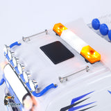 Unitru 04 10x10 Metal Chassis SC 3Speed 1/14 RC Tractor Truck RTR Remote Control Lorry Car Smoke Light Sound ST8 Radio Battery