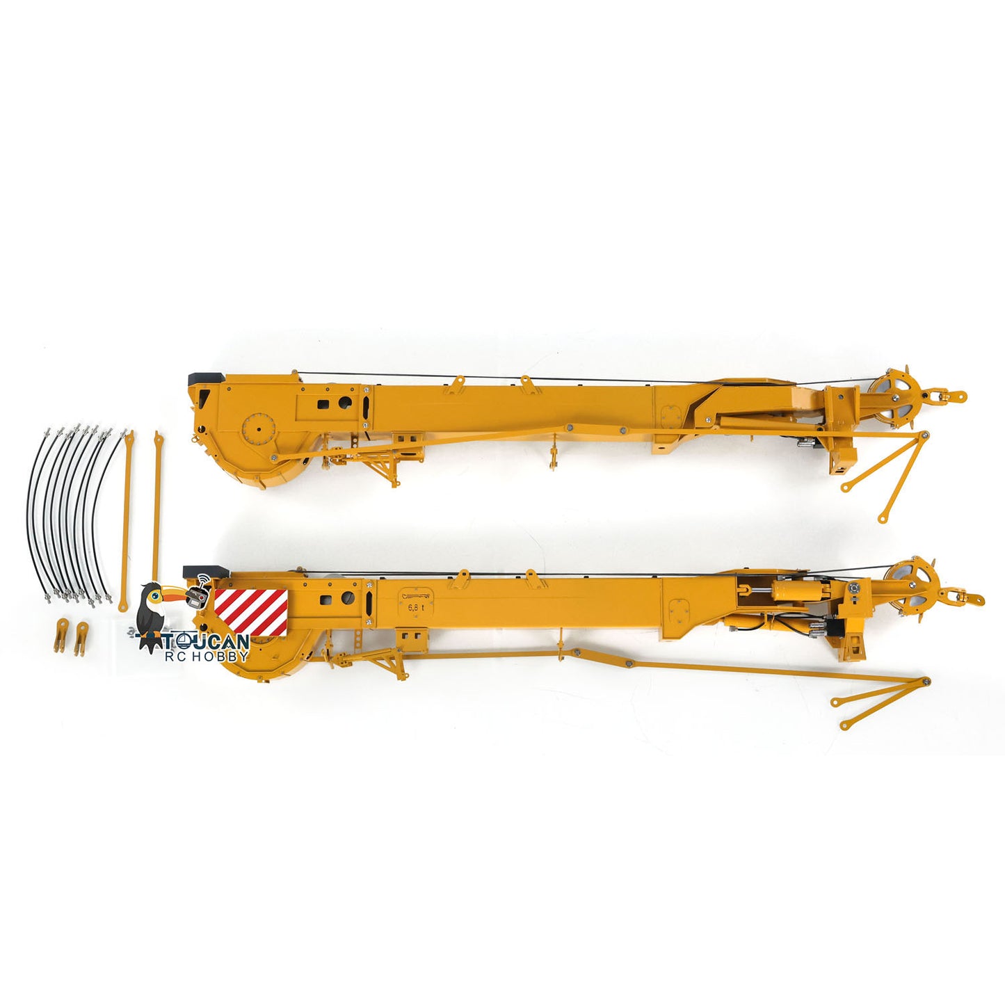 Superlift für Eyewhale 1/14 RC Hydraulikkran-LKW Y-Flügel-Kran-Upgrade-Teile lackiert und montiert