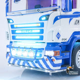 Unitru 04 10x10 Metal Chassis SC 3Speed 1/14 RC Tractor Truck RTR Remote Control Lorry Car Smoke Light Sound ST8 Radio Battery