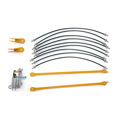 Superlift für Eyewhale 1/14 RC Hydraulikkran-LKW Y-Flügel-Kran-Upgrade-Teile lackiert und montiert