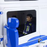 Unitru 04 10x10 Metal Chassis SC 3Speed 1/14 RC Tractor Truck RTR Remote Control Lorry Car Smoke Light Sound ST8 Radio Battery