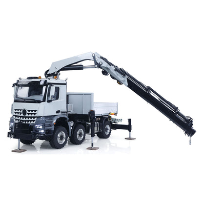 In Stock TOUCAN RC HOBBY 3363 Metal 1/14 2.4GHz Remote Control Tractor Truck Hydraulic Crane Fly Jib Arm 4151 AK 6*6 RC Agriculture Lorry Paladin PL18EV