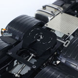 3363 RC Lorry Car 1/14 Radio Controlled Tractor Truck Model 6x6 NO Lock Differential Axle 2Speed 10CH Radio Brush Motor ESC