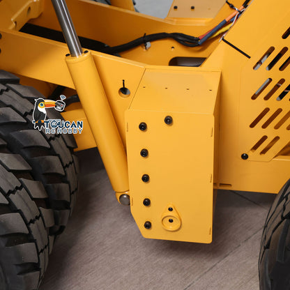 TOUCAN RC HOBBY 1/14 RC Metal Hydraulic Mining Dumper Truck RTR Car Model I6S Radio Control ESC Servo Motor Without Lights System Battery