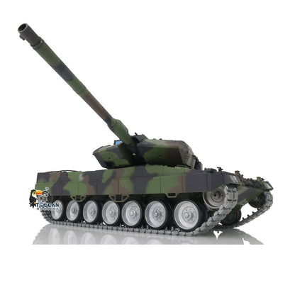 Henglong 1/16 TK7.0 3889 Leopard2A6 RTR RC Tank FPV Barrel Recoil BB IR Smoke 360 Degrees Turret Metal Tracks Road Drive Idler Wheels Gearbox