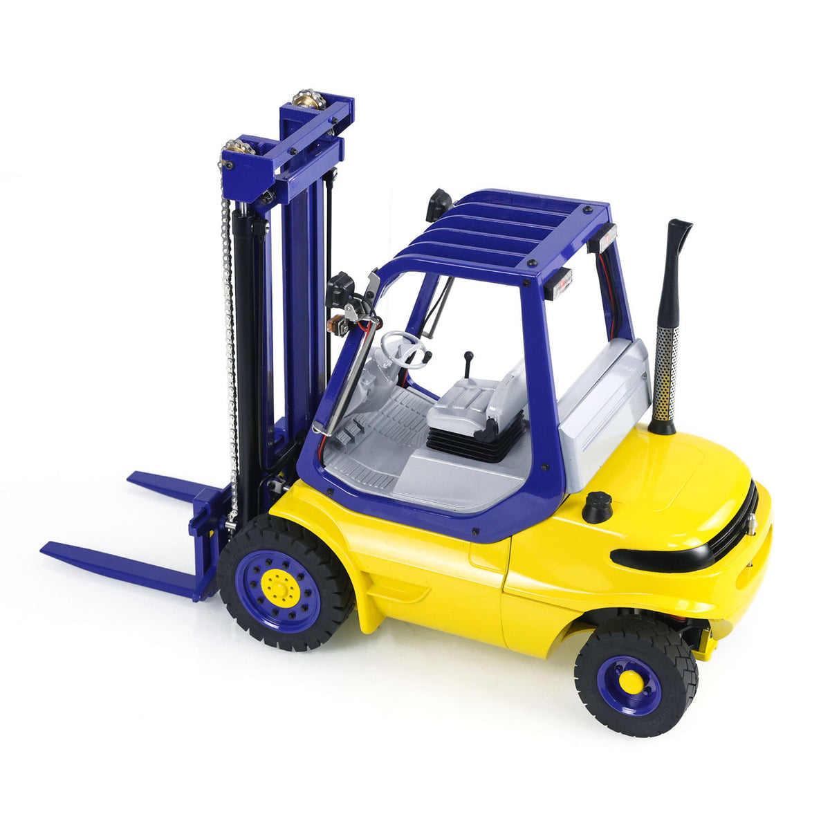 1/14 Skala RC Hydraulische Gabelstapler Metall Rädern Transfer Fahrzeug RTR Folk Lift Truck Licht Sound