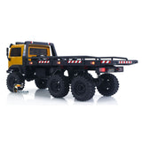 1/18 Remote Control Flatbed Truck 6*6 Electric RC Off Road Vehicle Model Metal Chassis Gear Light System Flysky Radio No Sounds