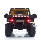 1/18 Remote Control Flatbed Truck 6*6 Electric RC Off Road Vehicle Model Metal Chassis Gear Light System Flysky Radio No Sounds