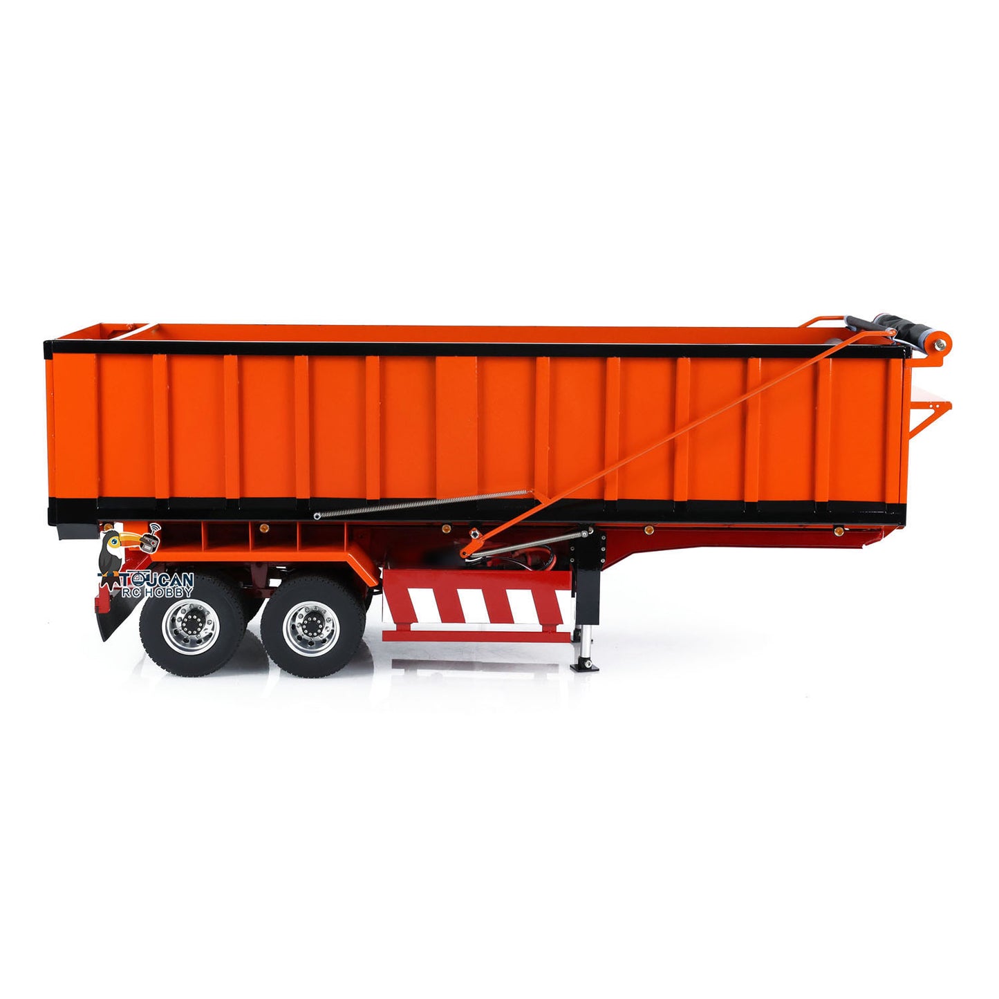 Metall 1/14 Skala Hydraulische Montiert Dump Trailer Elektrische Beine für TAMIYA RC Traktor Lkw Auto
