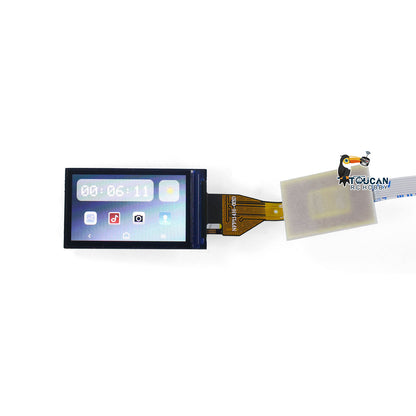 Rückfahrkamera-LCD-Display für RC-Sattelzugmaschinen im DIY-Maßstab, hydraulischer Muldenkipper, Raupenauto, ferngesteuertes Geländefahrzeugmodell