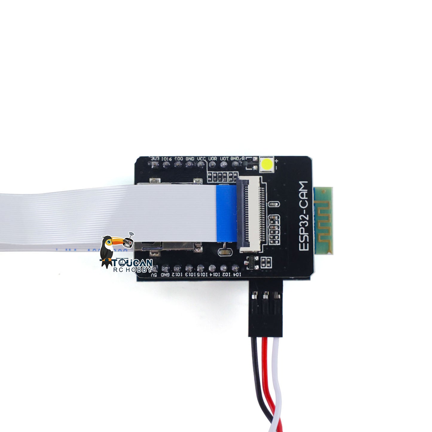 Rückfahrkamera-LCD-Display für RC-Sattelzugmaschinen im DIY-Maßstab, hydraulischer Muldenkipper, Raupenauto, ferngesteuertes Geländefahrzeugmodell