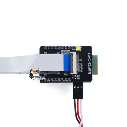 Rückfahrkamera-LCD-Display für RC-Sattelzugmaschinen im DIY-Maßstab, hydraulischer Muldenkipper, Raupenauto, ferngesteuertes Geländefahrzeugmodell