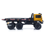 1/18 Remote Control Flatbed Truck 6*6 Electric RC Off Road Vehicle Model Metal Chassis Gear Light System Flysky Radio No Sounds