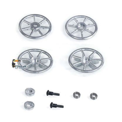 1Pair Metal Sprockets Driving Wheel Road Wheels Idler for HengLong 1/16 RC Battle Tank 3858 3859 German Panzer IV F F2 Military Armored Car Toy