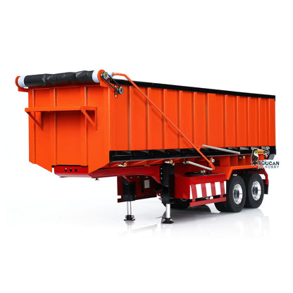 Metall 1/14 Skala Hydraulische Montiert Dump Trailer Elektrische Beine für TAMIYA RC Traktor Lkw Auto