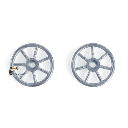 1Pair Metal Sprockets Driving Wheel Road Wheels Idler for HengLong 1/16 RC Battle Tank 3858 3859 German Panzer IV F F2 Military Armored Car Toy