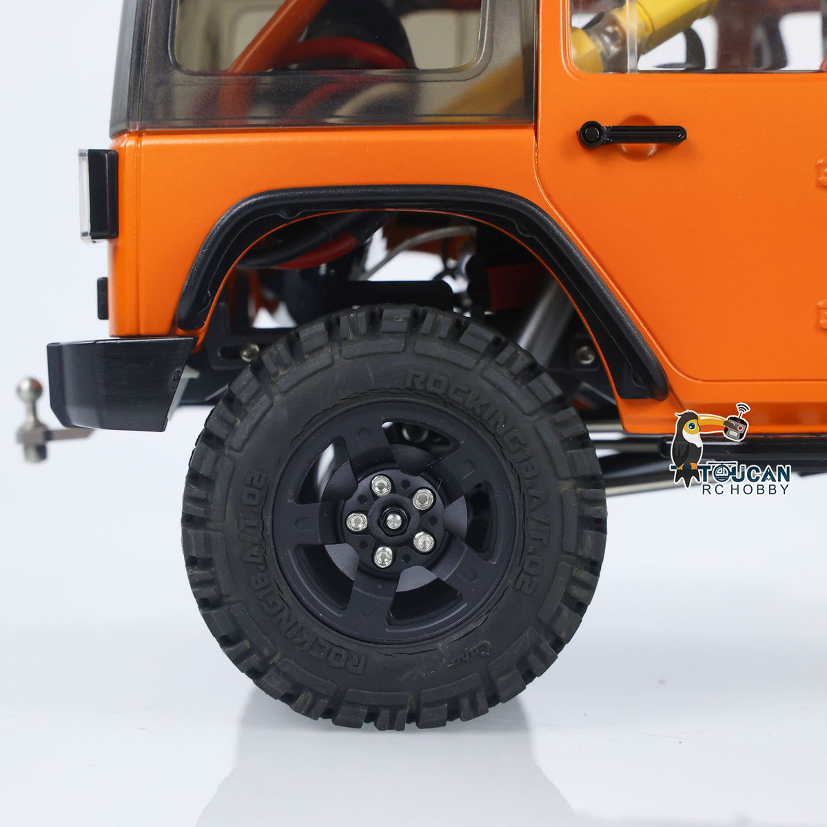 CAPO 1/18 RC Crawler Car CUB2 RTR Fernbedienung Geländewagen 2-Gang-Getriebe Flysky GT5 Radio Batterie Licht Sound