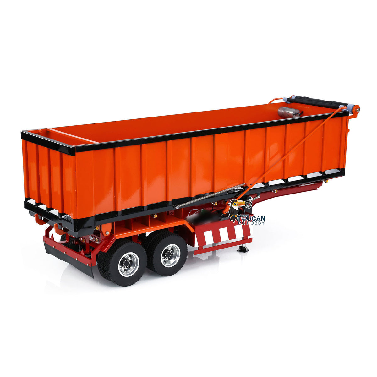 Metall 1/14 Skala Hydraulische Montiert Dump Trailer Elektrische Beine für TAMIYA RC Traktor Lkw Auto