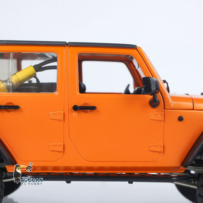 CAPO 1/18 RC Crawler Car CUB2 RTR Fernbedienung Geländewagen 2-Gang-Getriebe Flysky GT5 Radio Batterie Licht Sound