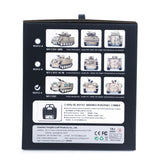 TD 1/16 RC Tank M2412-C M113A2 APC Infrared Turret Rotary 360 Degree Remote Control Electric Military Vehicle Metal Wheels