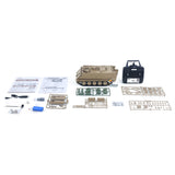 Tongde 1/16 RC Military Tank M2412-C M113A2 APC Turret Rotation 360 Degree Infrared LED Light Sound Remote Control Electric Toy