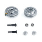 IN Stock 1Pair Metal Sprockets Road Wheels Driving Wheel Idlers for HengLong 1/16 RC Battle Tank 3869 3879 German Panther G Jadpanther Military Armored Car